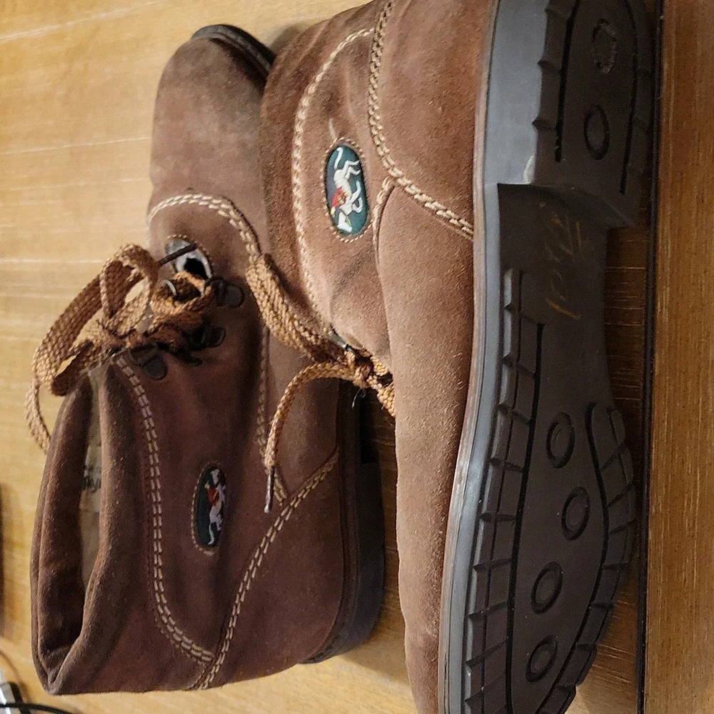 VINTAGE FAYVA SUEDE RIDING BOOTS - Picture 10 of 13